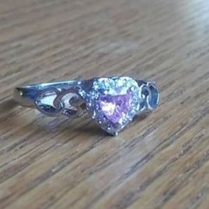 Pink Heart Ring